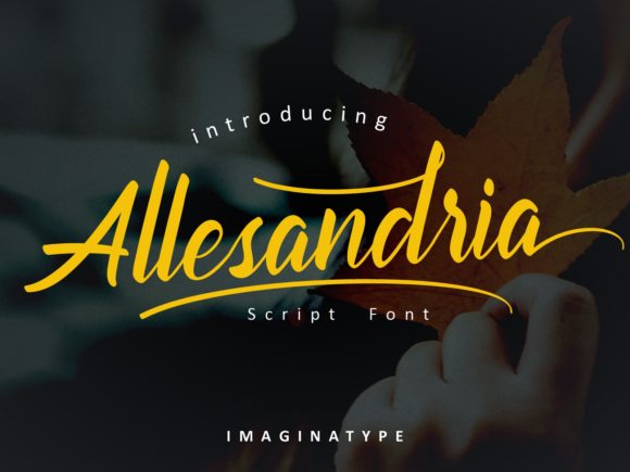 Allesandria: A Strong Handwritten Font for Web Design