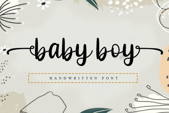 Baby Boy: A Sweet Script Font for Branding
