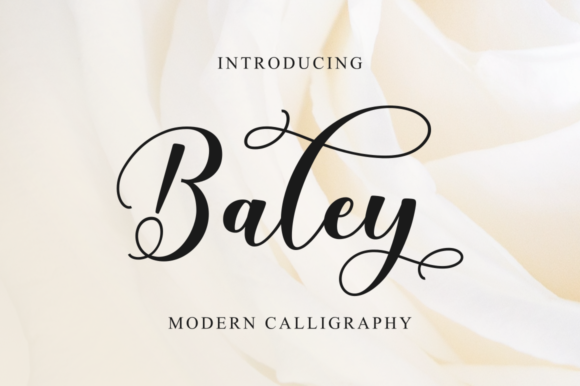Baley: A Handwritten Font for Editorial Elegance