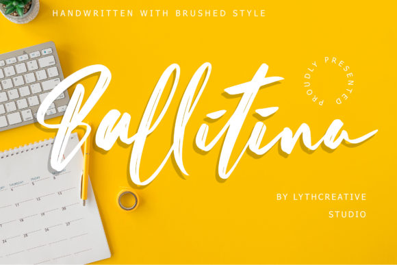 Ballitina: A Modern Handwritten Font for Elegant Design