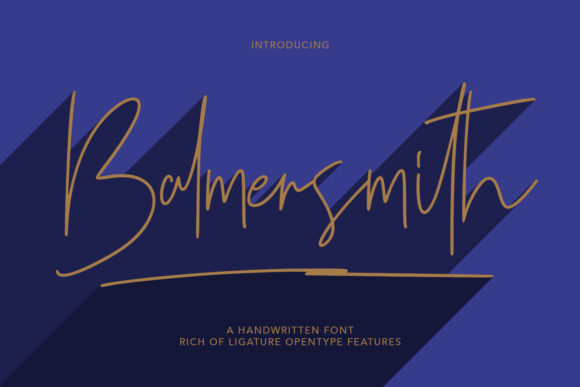Balmersmith: A Timeless Handwritten Font for Editorial Design