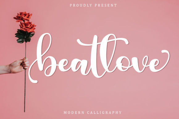 Beatlove: A Handwritten Font for Editorial Elegance