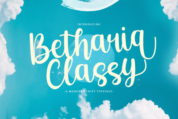 Betharia Classy: The Modern Script Font for Campaigns