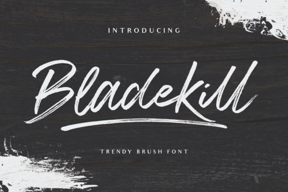 Bladekill: A Flowing Handwritten Font for Makers