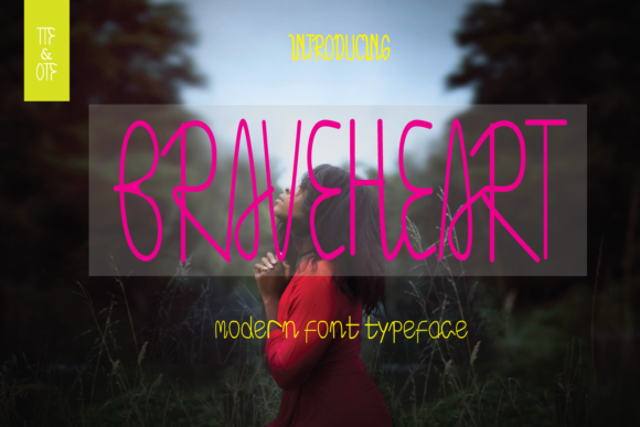 Braveheart: A Sweet Handwritten Font for Crafters