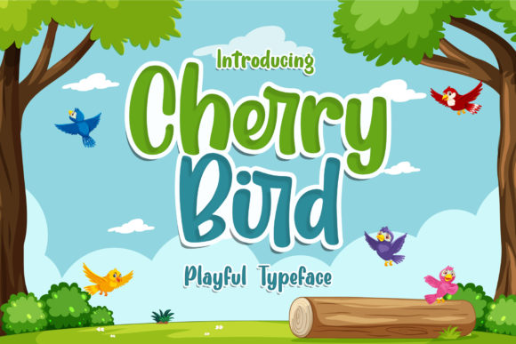 Cherry Bird: A Bold Handwritten Font for Editorial Design