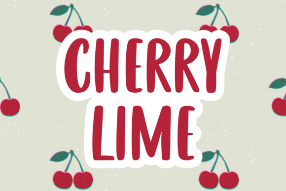 Cherry Lime: A Bold Handwritten Font for Branding