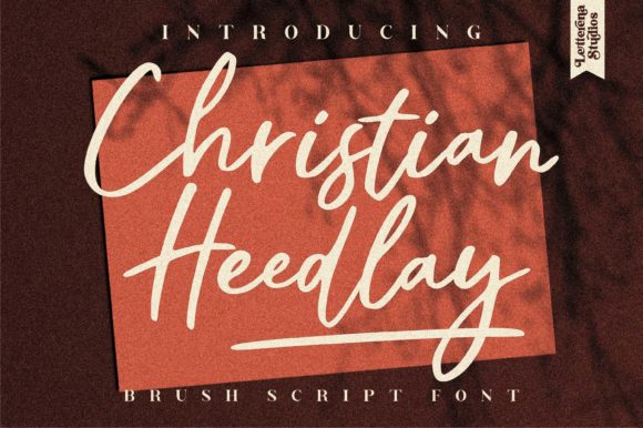 Christian Heedlay: A Refined Script Font for Editorial Design