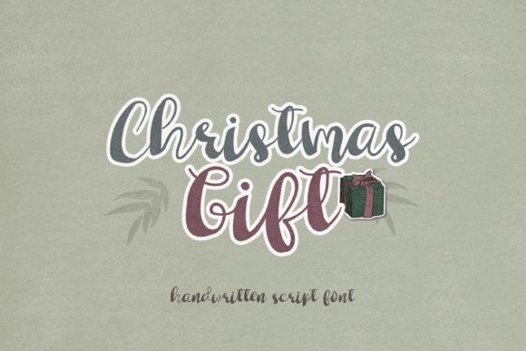 Christmas Gift Font: A Quirky Web Design Choice