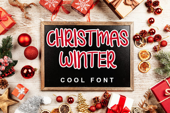 Christmas Winter: A Handwritten Font for Editorial Design