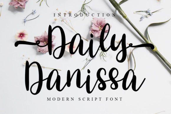 Daily Danissa: A Bold Script Font for Crafters
