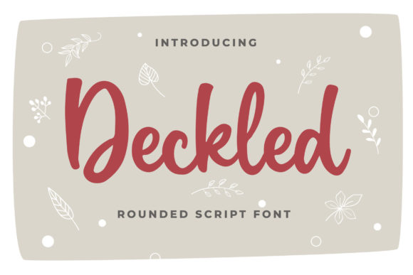 Deckled: A Handwritten Font for Your Brand