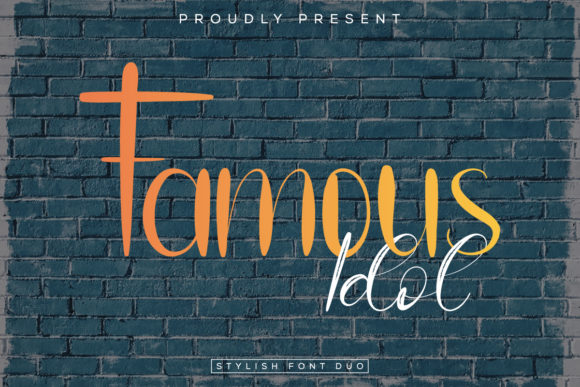 Famous Idol: A Premium Handwritten Font for Web Design