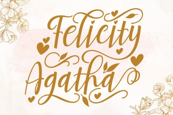 Felicity Agatha: A Handwritten Font for Editorial Elegance