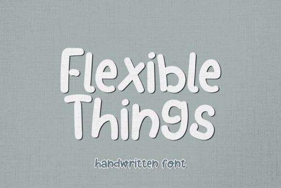 Flexible Things: A Playful Script Font for Editors