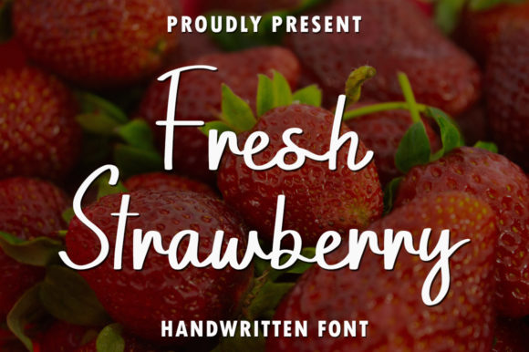 Fresh Strawberry: A Versatile Handwritten Font for Branding