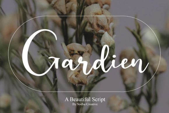 Gardien: A Modern Calligraphy Font for Crafters