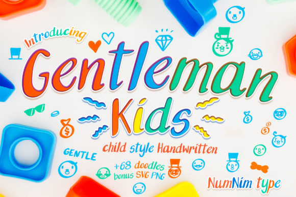 Gentleman Kids: A Joyful Handwritten Font for Makers