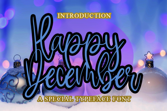 Happy December: A Quirky Handwritten Font for Brands
