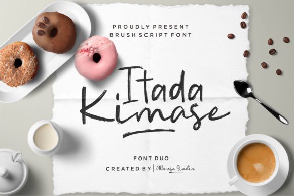 Itadakimase Duo: A Handwritten Font for Web Design