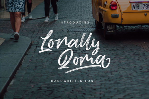 Lonally Qoma: A Handwritten Font for Brand Identity