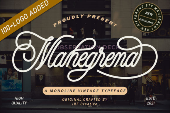 Mahegrena: A Delicate Handwritten Font for Editorial Design