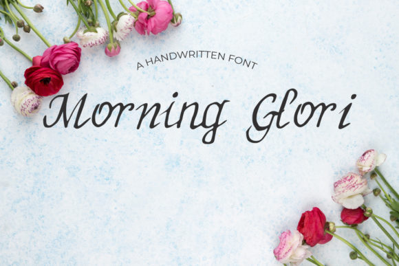 Morning Glori: A Handwritten Font for Editorial Elegance