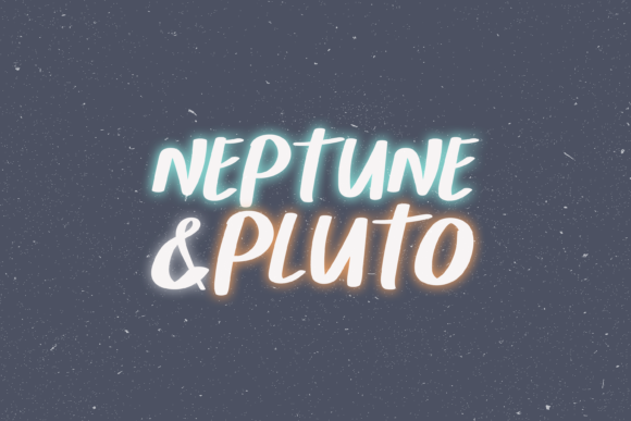 Neptune Pluto: A Handwritten Font for Editorial Design