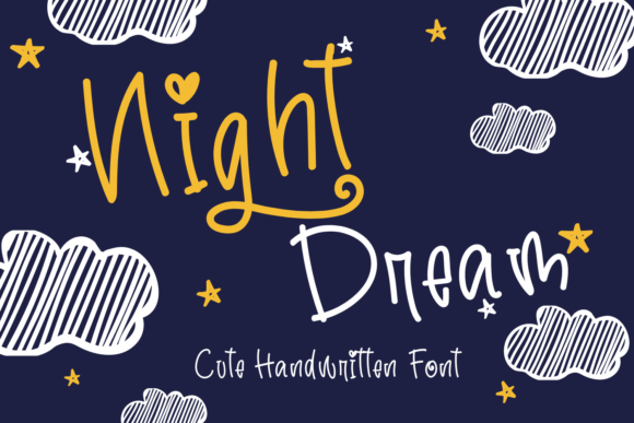 Night Dream: A Handwritten Font for Campaign Clarity