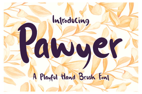 Pawyer: A Playful Handwritten Font for Web Design