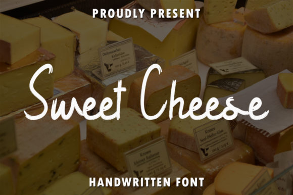 Sweet Cheese: A Handwritten Font for Your Brand