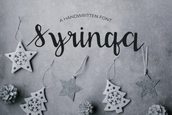 Syringa: A Stylish Script Font for Your Brand