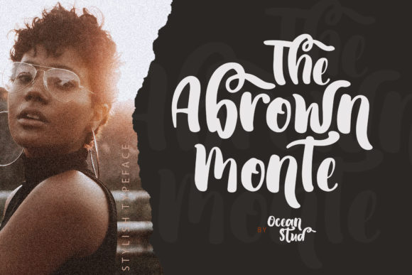 The Abrown Monte: A Vintage Script Font for Editorial Design