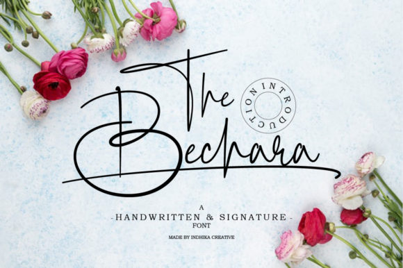 The Bechara: A Thin Handwritten Typeface for Branding