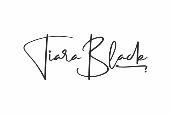 Tiara Black: The Perfect Handwritten Font for Crafters