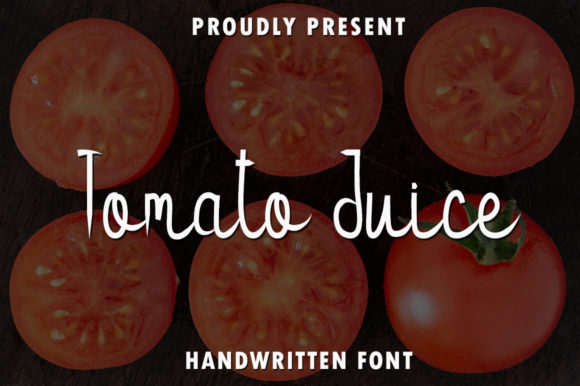 Tomato Juice: A Delicate Handwritten Font Review