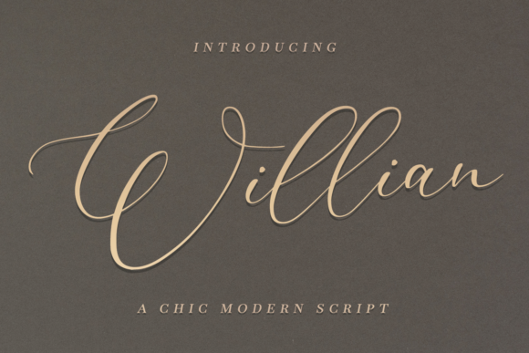 Willian: A Beautiful Handwritten Font for Makers