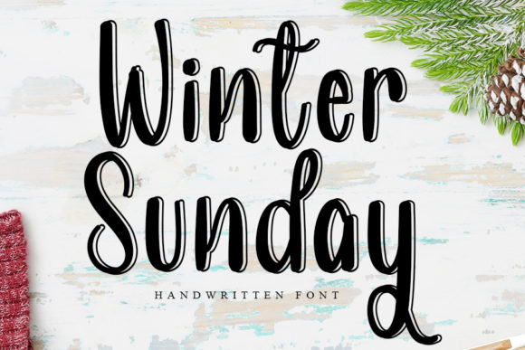 Winter Sunday: A Refined Script Font for Editorial Design